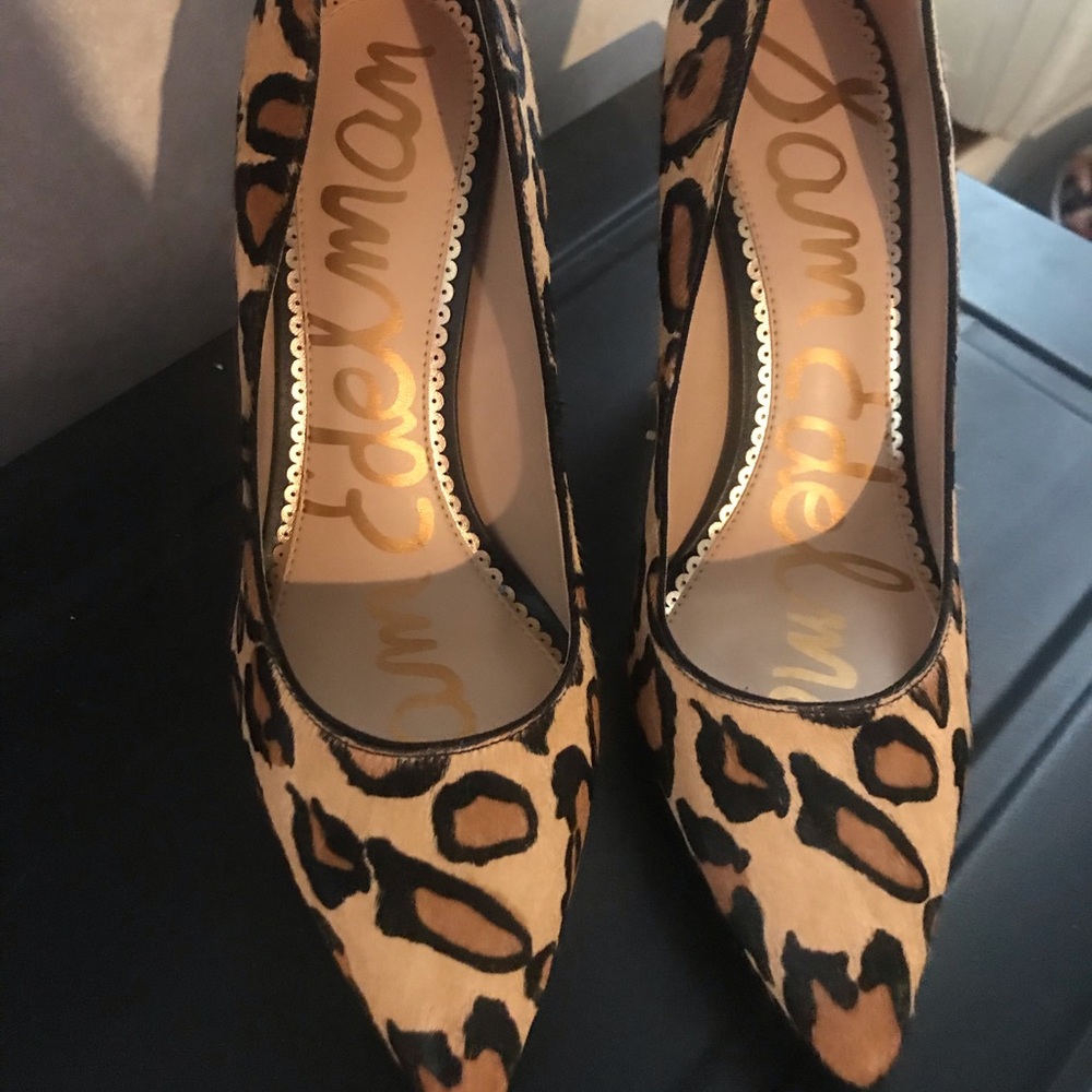 Sam Edelman leopard pumps